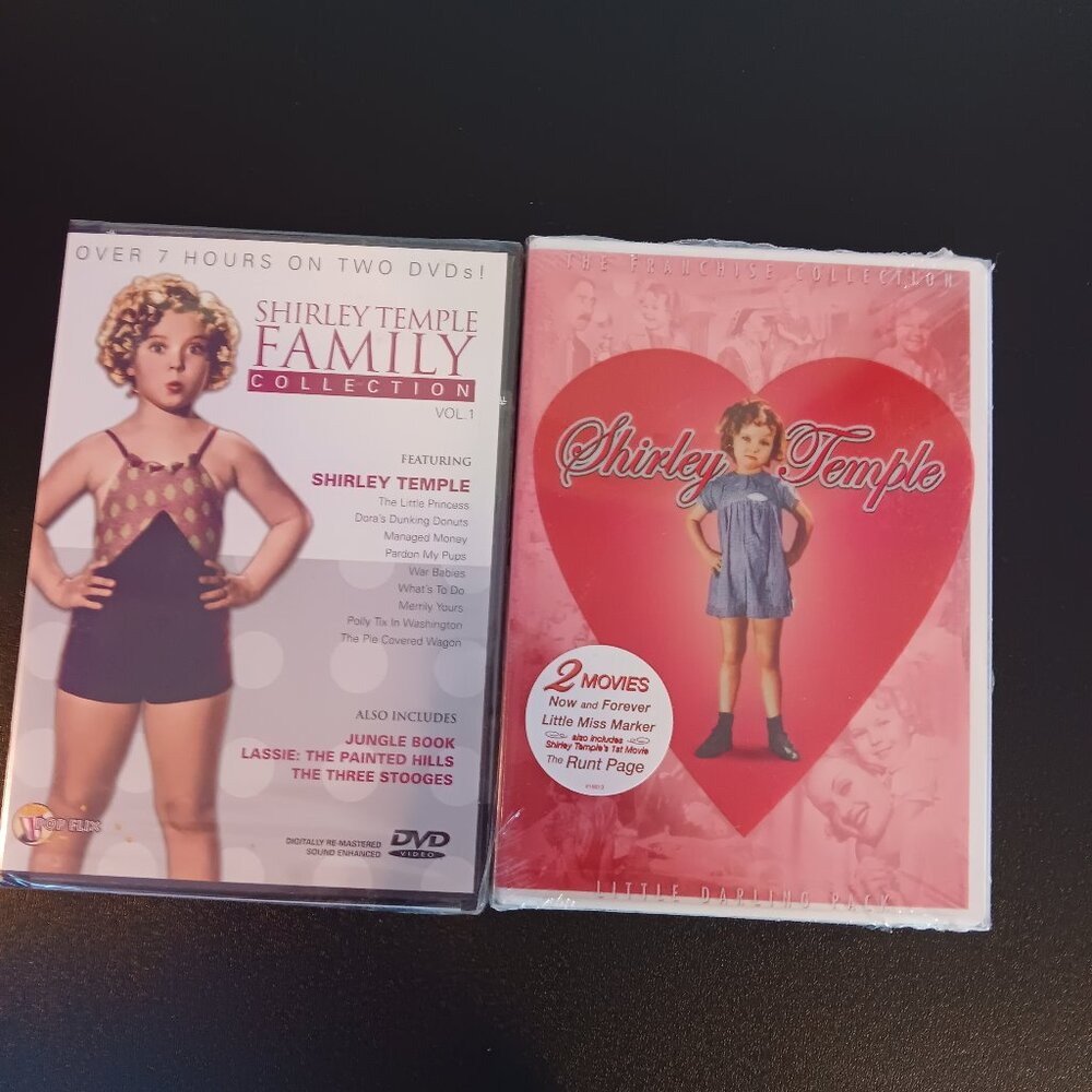 TWO SHIRLEY TEMPLE DVD'S NEW IN PACKAGE